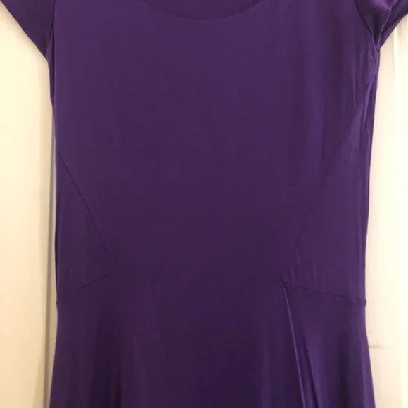 Ralph Lauren Purple cap sleeve dress - Picture 4 of 5